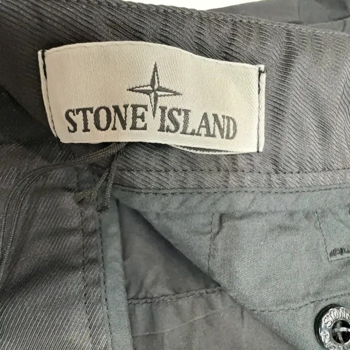 Stone Island Stone Island Black Cargo Shorts for Men Size US 29 - 3 Thumbnail