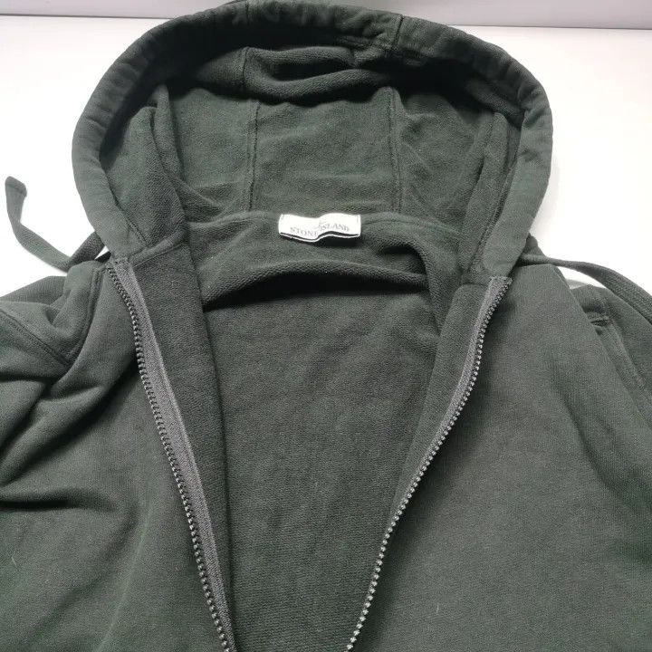Stone Island Stone Island Classic Black Hooded Sweatshirt Size US XXL / EU 58 / 5 - 8 Thumbnail