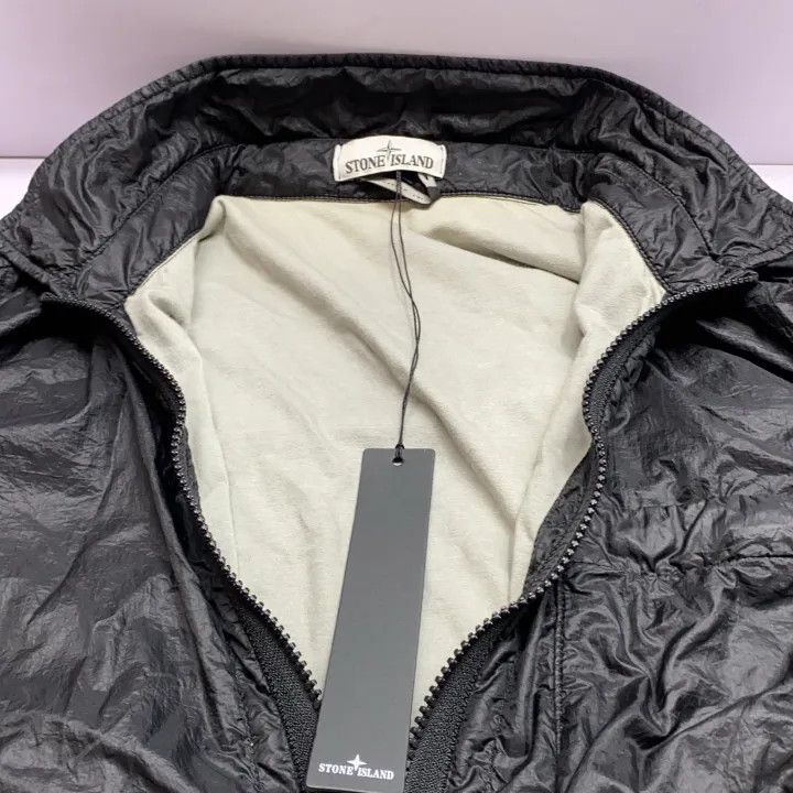 Stone Island Stone Island Black Logo Zip-Up Jacket Size US XXL / EU 58 / 5 - 10 Thumbnail