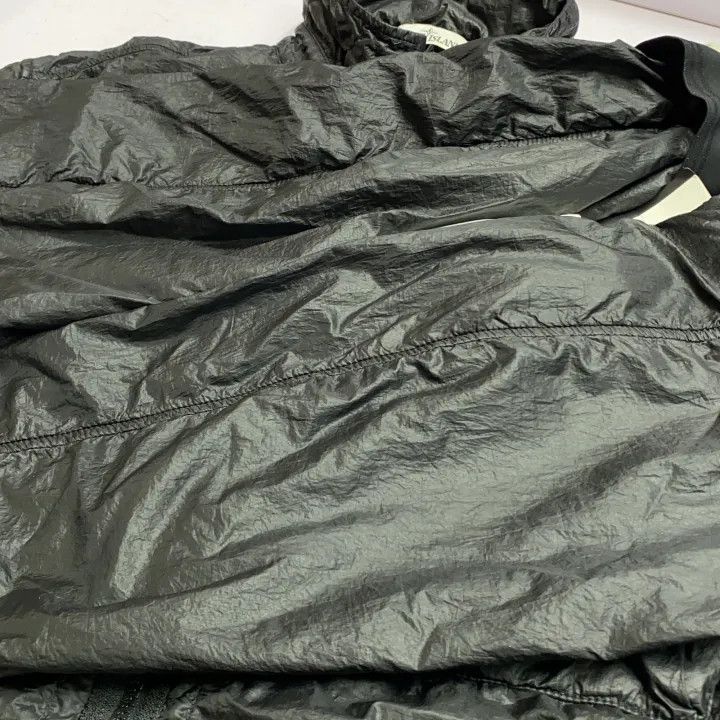 Stone Island Stone Island Black Logo Zip-Up Jacket Size US XXL / EU 58 / 5 - 13 Thumbnail