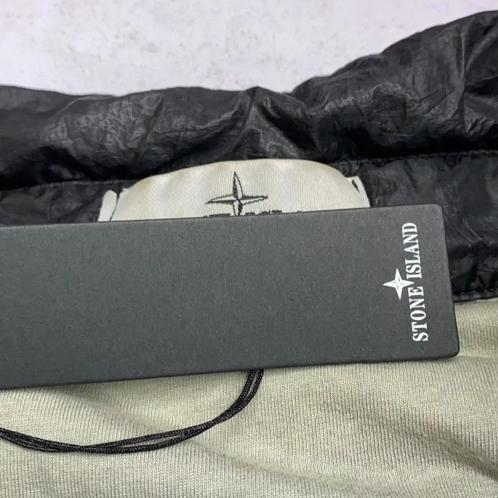 Stone Island Stone Island Black Logo Zip-Up Jacket Size US XXL / EU 58 / 5 - 8 Thumbnail