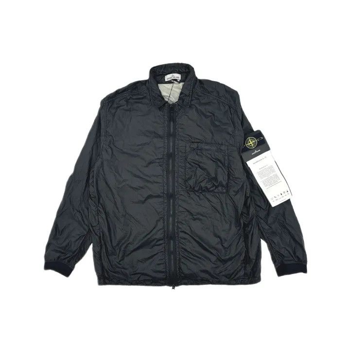Stone Island Stone Island Black Logo Zip-Up Jacket Size US XXL / EU 58 / 5 - 2 Thumbnail