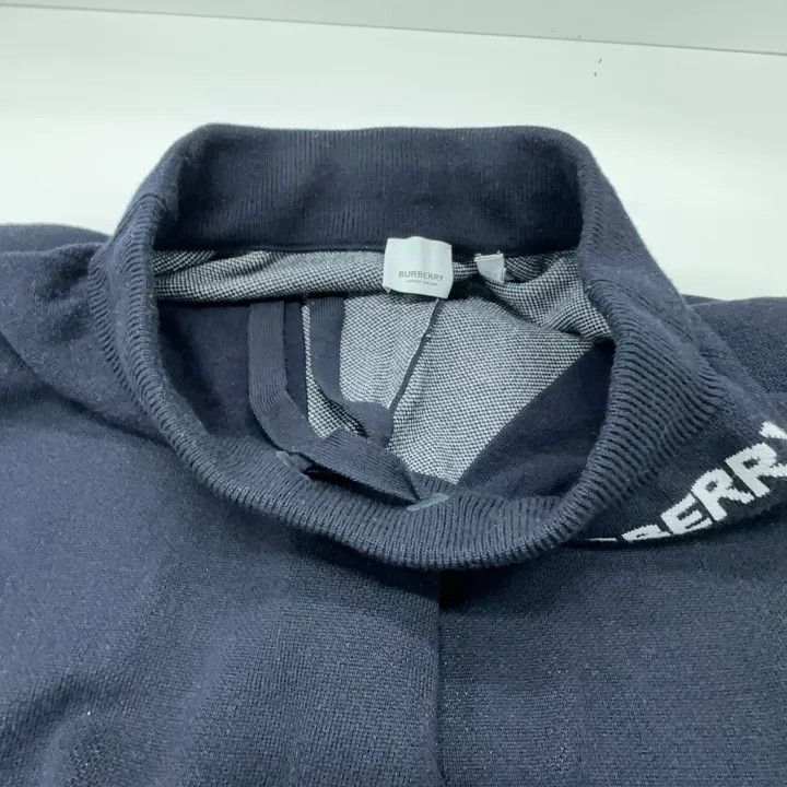 Burberry Burberry Blue Logo Knitted Jogger Pants Size US 30 / EU 46 - 7 Thumbnail
