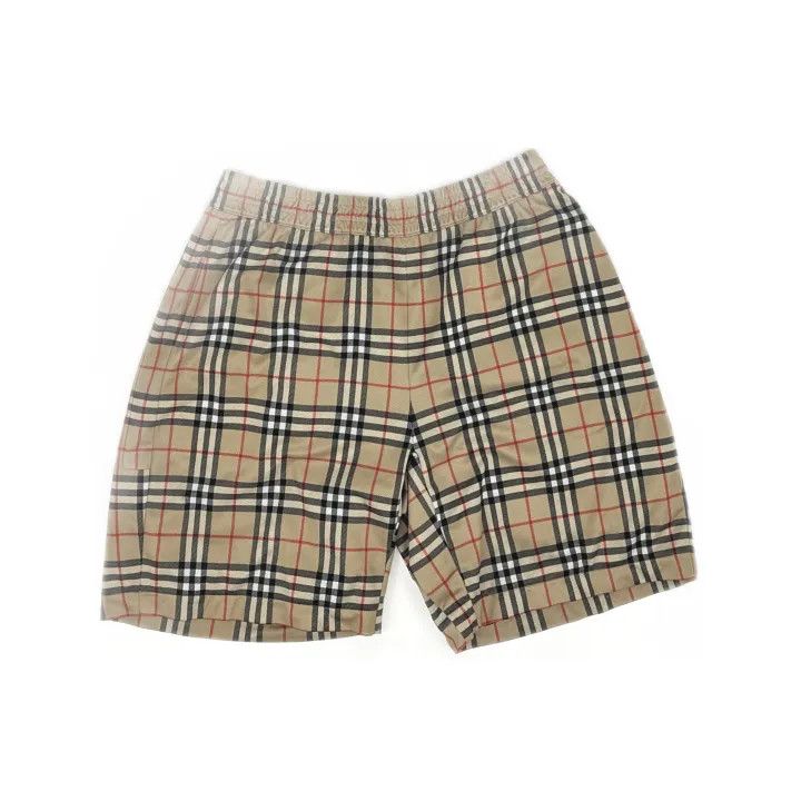 Burberry Burberry Vintage SS21 Beige Check Shorts Size US 36 / EU 52 - 2 Thumbnail