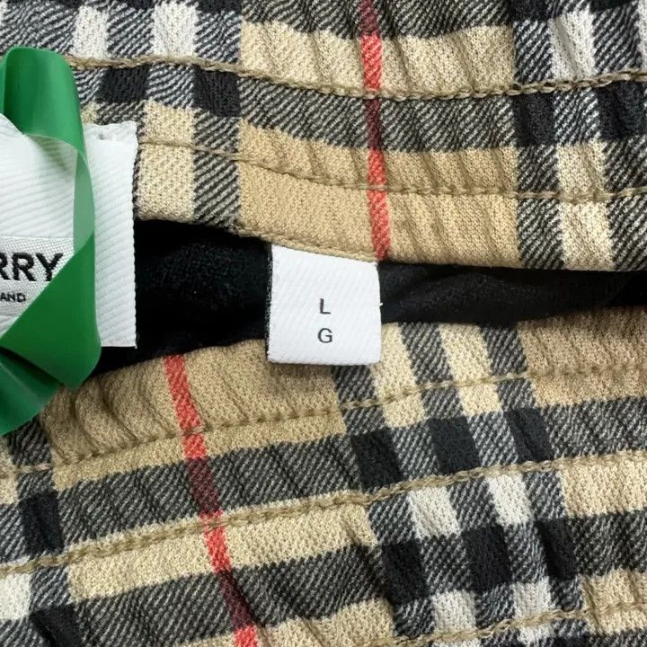 Burberry Burberry Vintage SS21 Beige Check Shorts Size US 36 / EU 52 - 4 Thumbnail