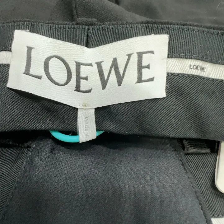 Loewe LOEWE SS22 Black Logo Embroidered Casual Pants Size US 44 / EU 60 - 2 Thumbnail