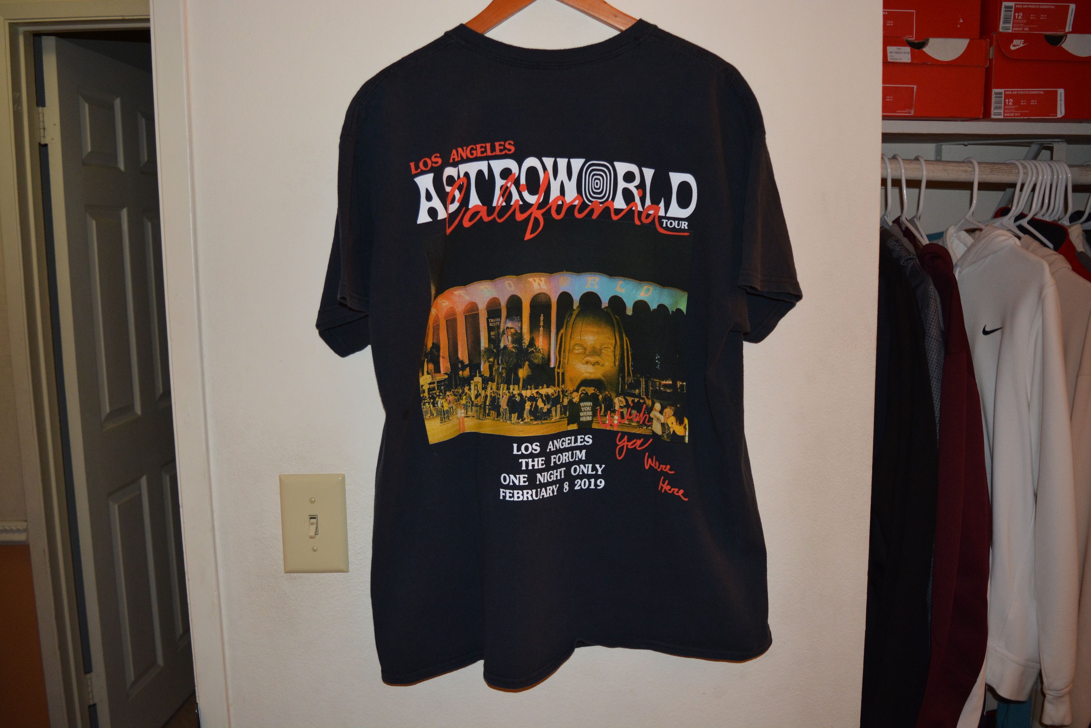 Travis Scott Travis Scott Astroworld Tour Merch Los Angeles The 