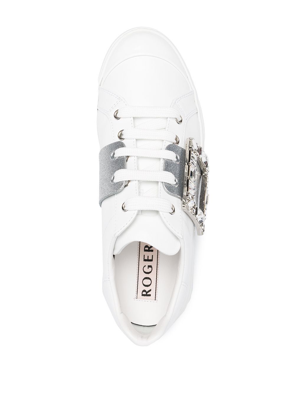 Roger Vivier VIV SKATE GLITTER SNEAKERS Size US 9 / IT 39 - 2 Thumbnail