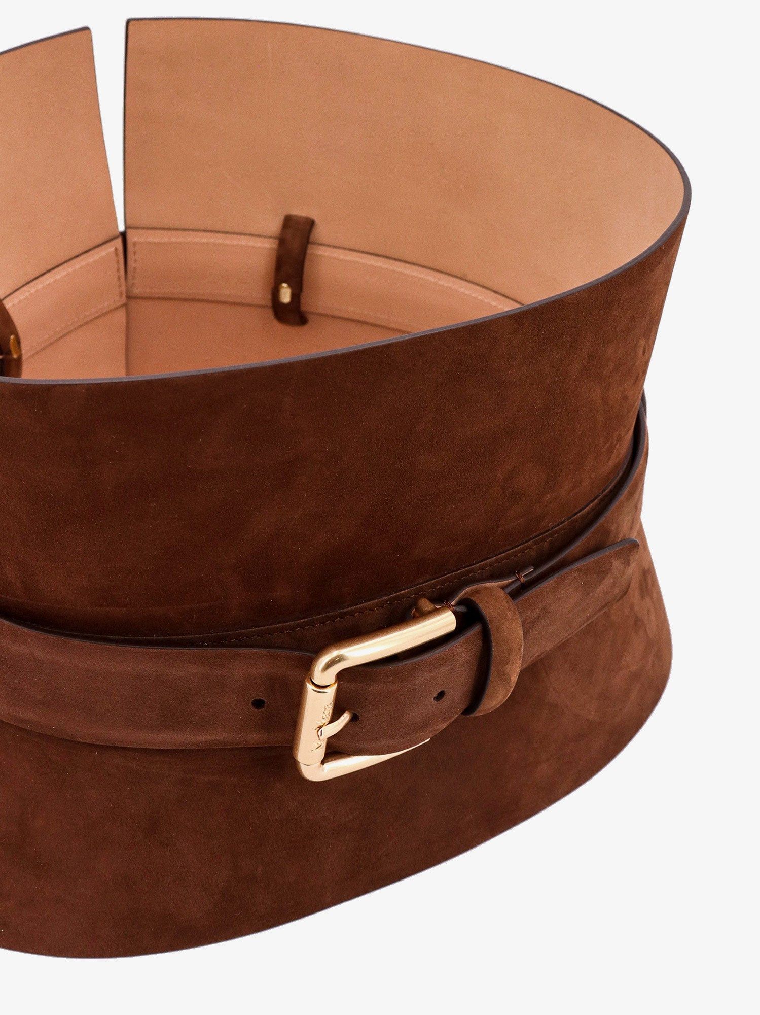 Max Mara Brown Nubuck Bustier Belt Size ONE SIZE - 2 Thumbnail