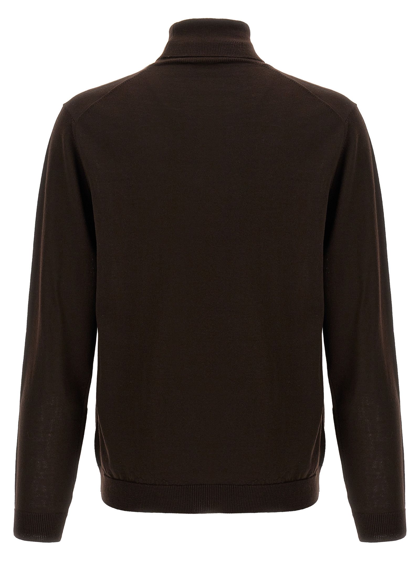 Roberto Collina Wool Turtleneck Sweater Size US L / EU 52-54 / 3 - 2 Thumbnail