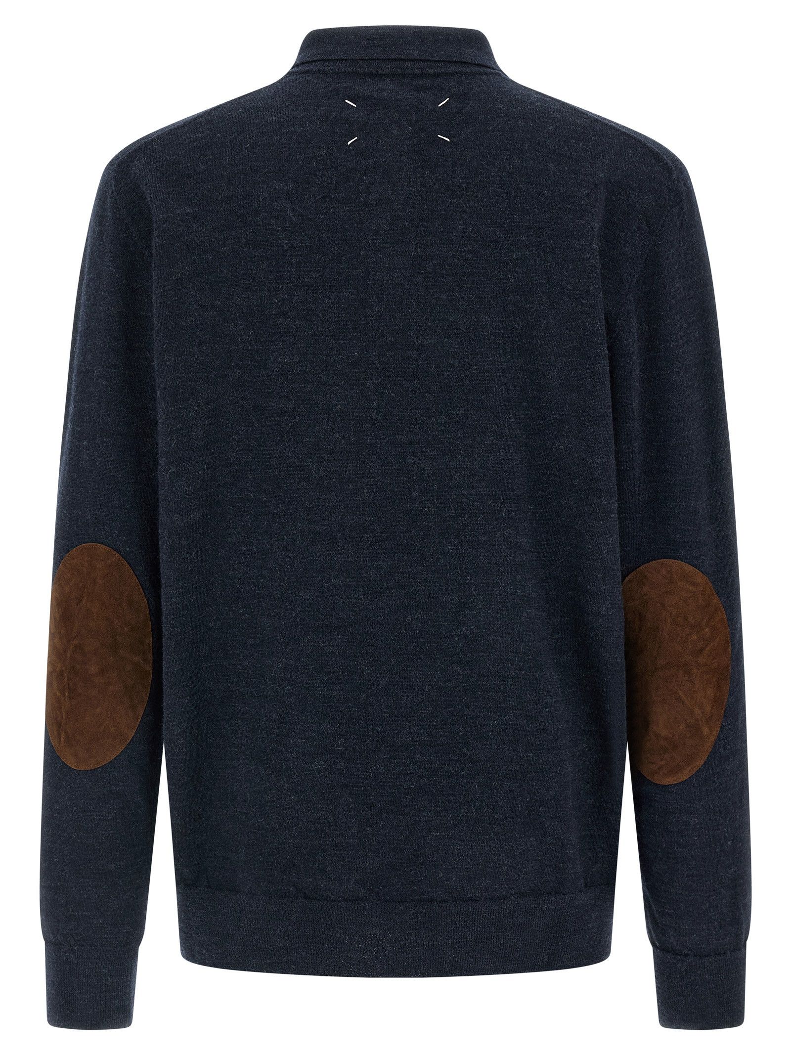 Maison Margiela Suede Patch Polo Shirt Size US XL / EU 56 / 4 - 2 Thumbnail