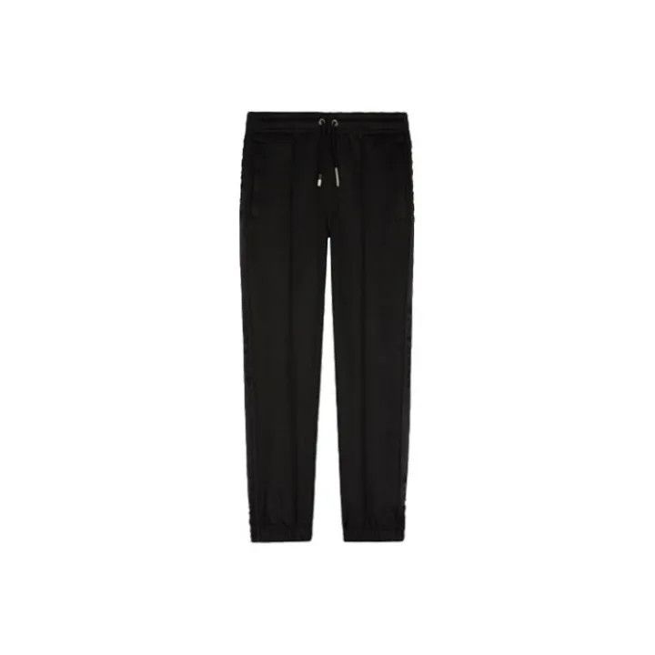 Givenchy Givenchy Black Knit Sports Pants for Men Size US 30 / EU 46 - 2 Thumbnail