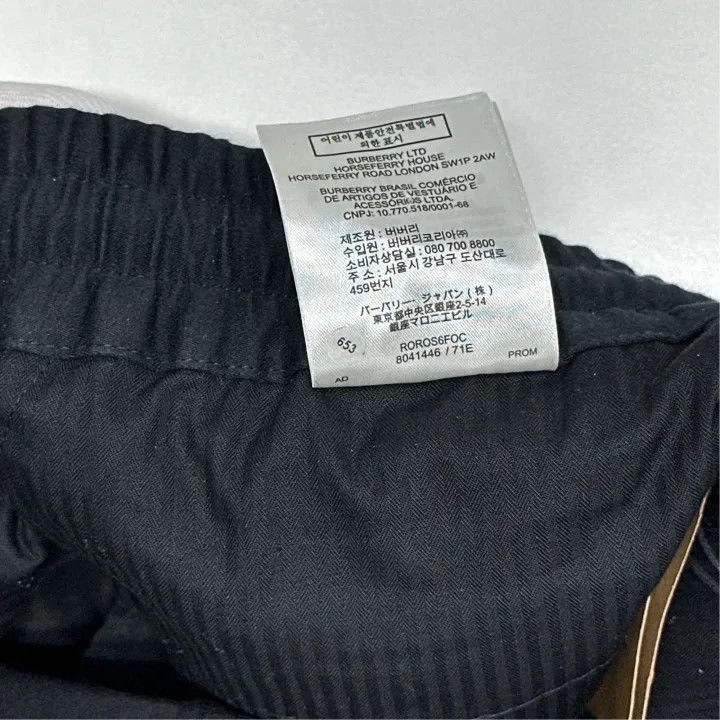 Burberry Burberry Black Cotton-Linen Jogger Pants Size US 44 / EU 60 - 3 Thumbnail