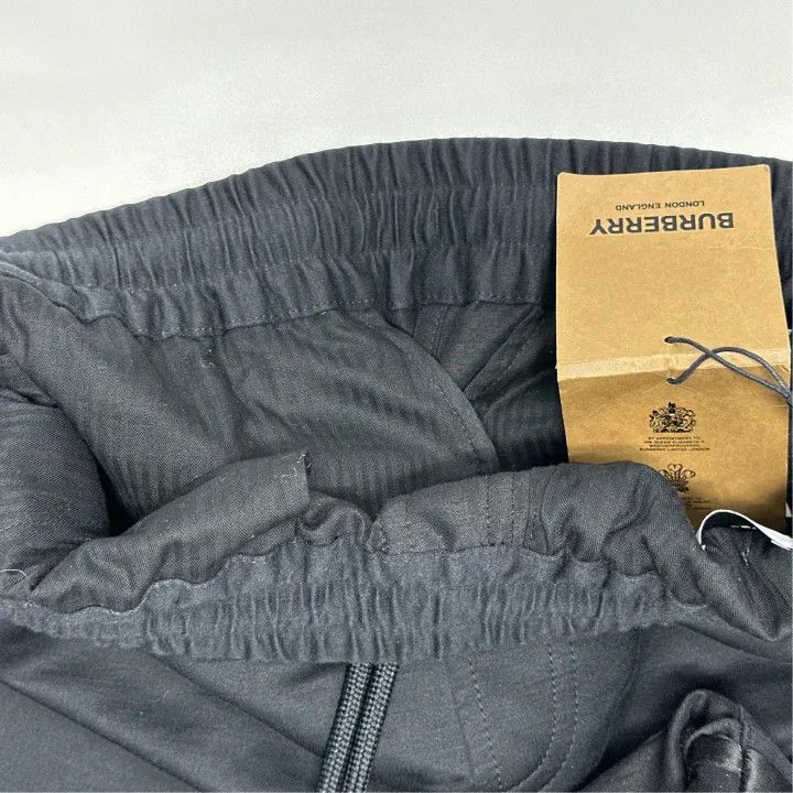 Burberry Burberry Black Cotton-Linen Jogger Pants Size US 44 / EU 60 - 9 Thumbnail