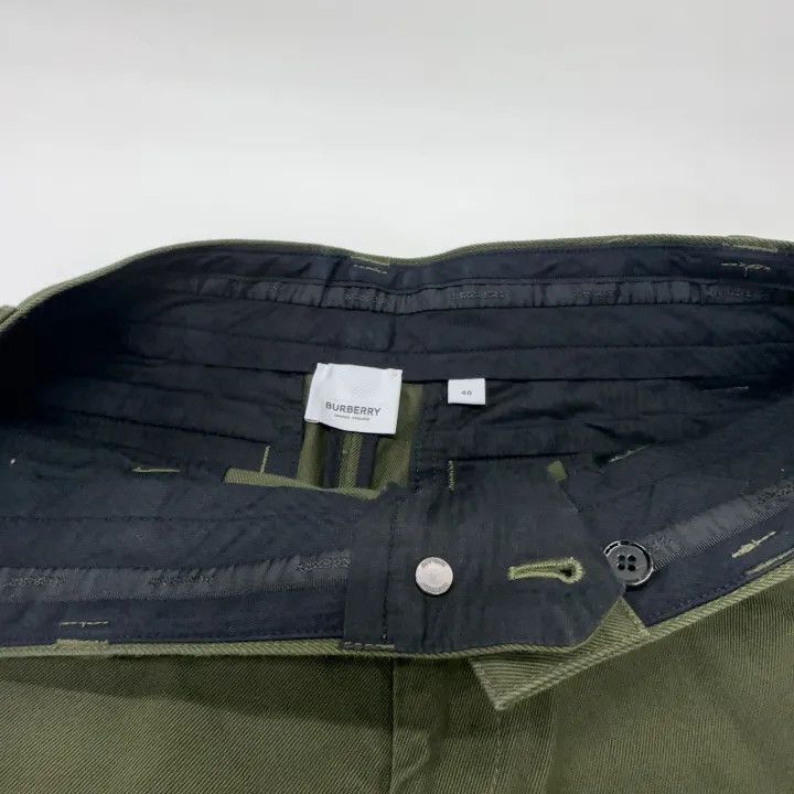 Burberry Burberry Men's Casual Straight Trousers Military Green Size US 44 / EU 60 - 7 Thumbnail