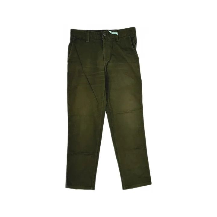 Burberry Burberry Men's Casual Straight Trousers Military Green Size US 44 / EU 60 - 2 Thumbnail