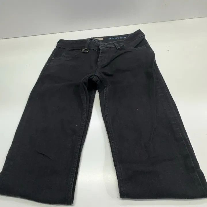 Burberry Burberry Minimalist Black Casual Straight Pants Size 24" / US 00 / IT 34 - 8 Thumbnail