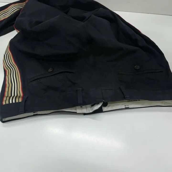 Burberry Burberry Black Stripe Casual Pants for Men Size US 44 / EU 60 - 7 Thumbnail