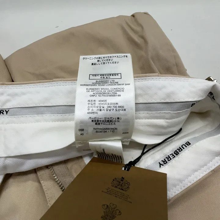 Burberry Burberry Beige Pocket Mid-Rise Cargo Shorts Size US 44 / EU 60 - 4 Thumbnail