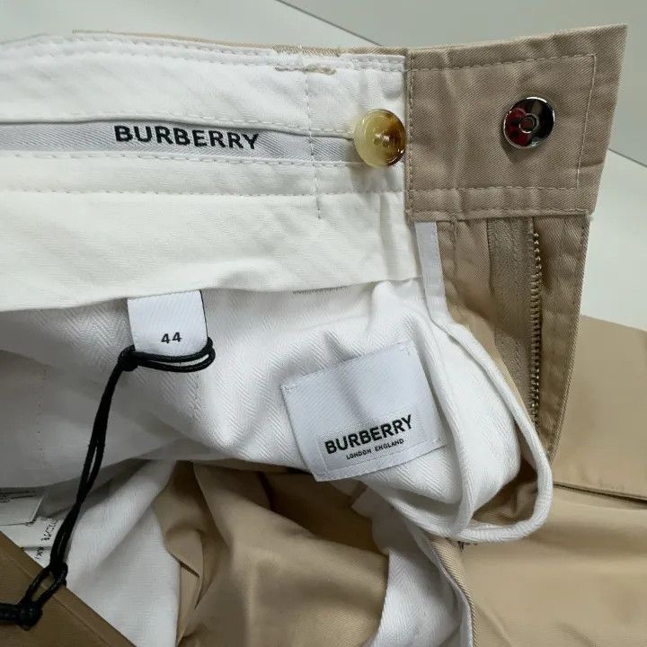 Burberry Burberry Beige Pocket Mid-Rise Cargo Shorts Size US 44 / EU 60 - 6 Thumbnail