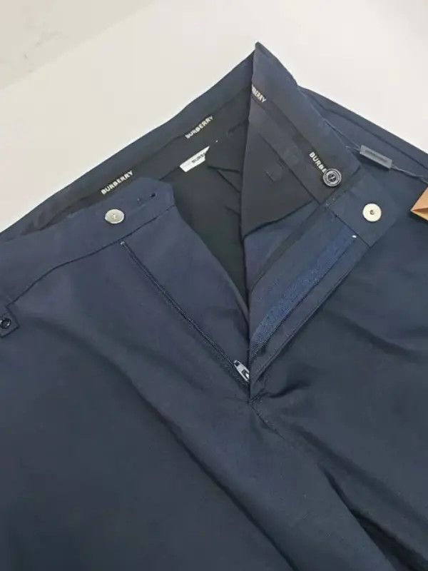 Burberry Burberry Casual Fitted Pants Navy Blue Size US 44 / EU 60 - 7 Thumbnail