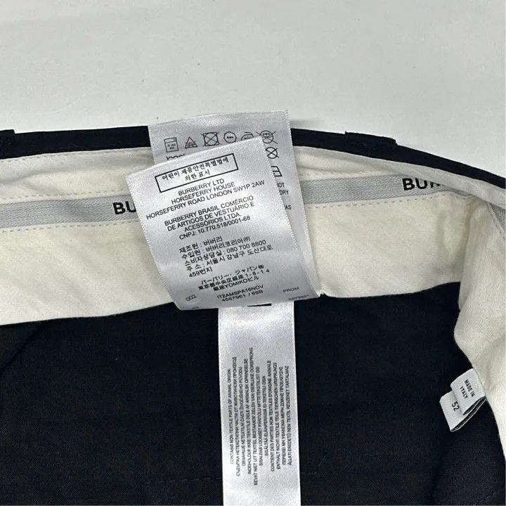 Burberry Burberry Black Logo Print Relaxed Pants Size US 44 / EU 60 - 4 Thumbnail