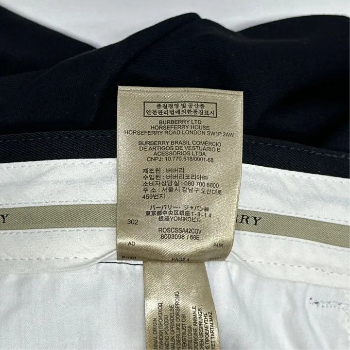 Burberry Burberry Casual Black Long Pants for Men Size US 44 / EU 60 - 3 Thumbnail