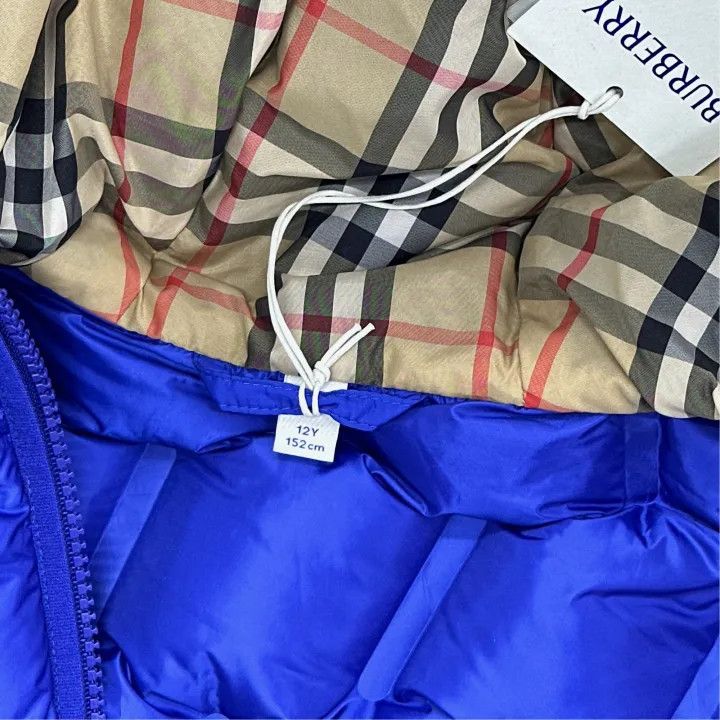 Burberry Burberry Kids Casual Hooded Vest in Iron Blue Size US M / EU 48-50 / 2 - 4 Thumbnail