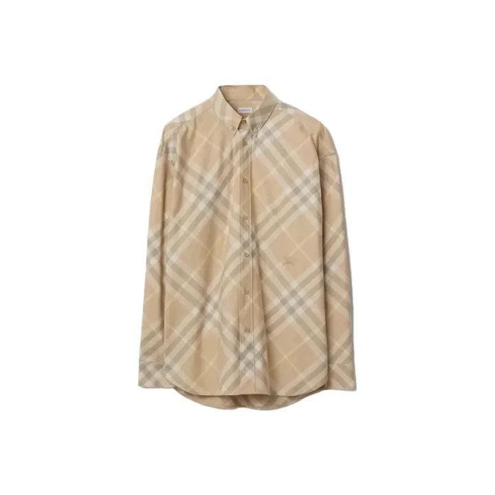 Burberry Burberry Diamond Check Button-Up Long Sleeve Shirt Size US XXL / EU 58 / 5 - 2 Thumbnail
