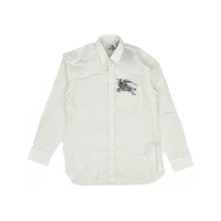 Burberry Burberry Printed Button-Up Long Sleeve Shirt for Men Size US M / EU 48-50 / 2 - 2 Thumbnail