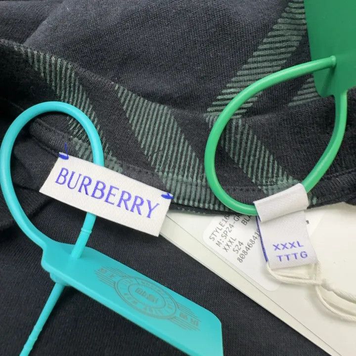 Burberry Burberry SS24 Color-Block Short Sleeve T-Shirt Size US XXL / EU 58 / 5 - 4 Thumbnail
