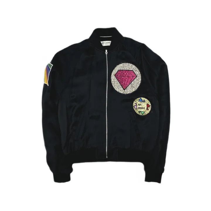 Saint Laurent Paris Yves Saint Laurent Black Long Sleeve Pilot Jacket Size US M / EU 48-50 / 2 - 2 Thumbnail