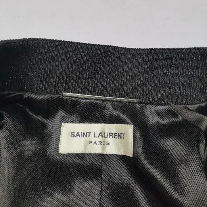 Saint Laurent Paris Yves Saint Laurent Black Long Sleeve Pilot Jacket Size US M / EU 48-50 / 2 - 4 Thumbnail