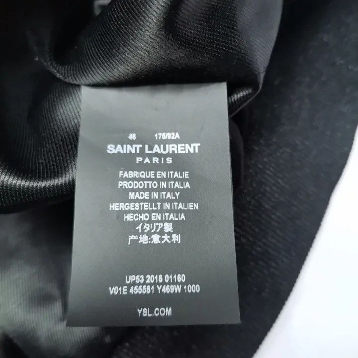 Saint Laurent Paris Yves Saint Laurent Black Long Sleeve Pilot Jacket Size US M / EU 48-50 / 2 - 5 Thumbnail