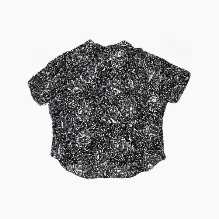 Saint Laurent Paris Saint Laurent Black Short Sleeve Shirt Size US M / EU 48-50 / 2 - 3 Thumbnail