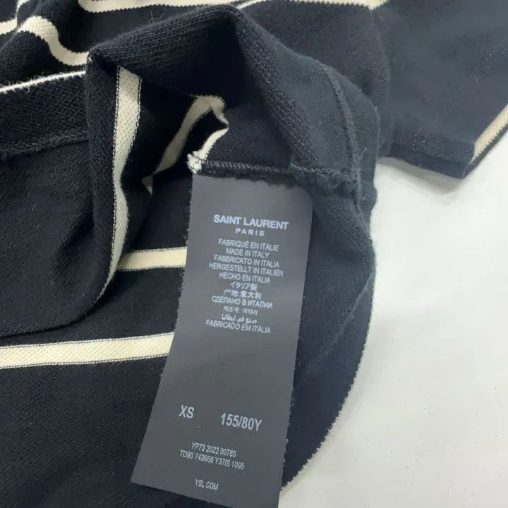 Saint Laurent Paris Saint Laurent Color Blocked Short Sleeve Polo Size US XS / EU 42 / 0 - 4 Thumbnail