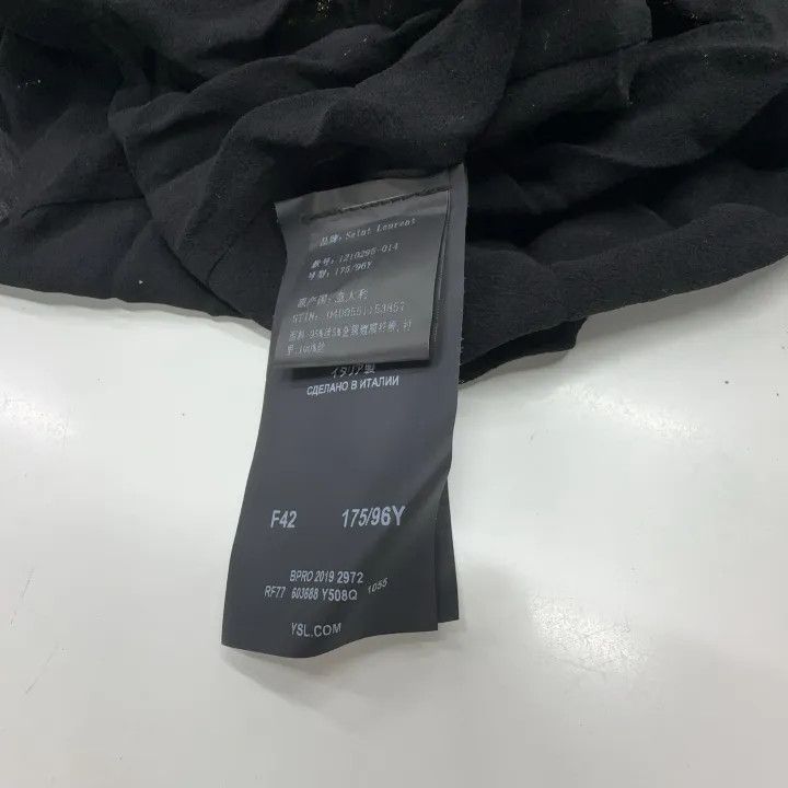 Saint Laurent Paris Saint Laurent Sleeveless Dress with Metallic Stitching Size US 42 / EU 58 - 4 Thumbnail