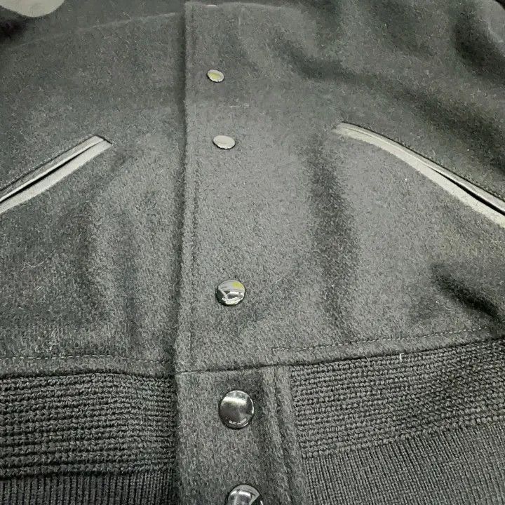 Saint Laurent Paris Saint Laurent Classic Wool Leather Baseball Jacket Size US L / EU 52-54 / 3 - 9 Thumbnail