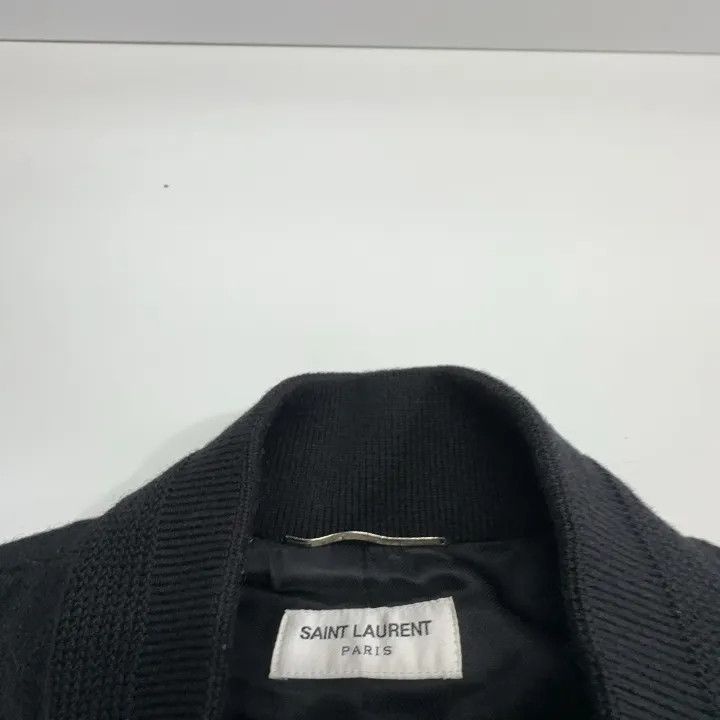 Saint Laurent Paris Saint Laurent Classic Wool Leather Baseball Jacket Size US L / EU 52-54 / 3 - 5 Thumbnail