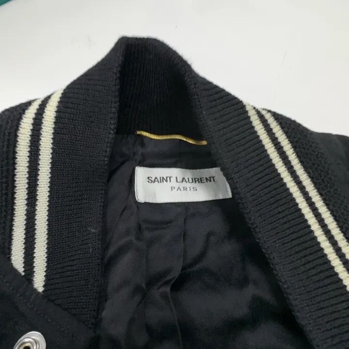 Saint Laurent Paris Yves Saint Laurent Classic Teddy Wool Leather Jacket Size US S / EU 44-46 / 1 - 6 Thumbnail