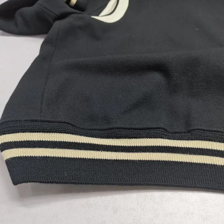 Saint Laurent Paris Saint Laurent Black Striped Baseball Jacket Size US L / EU 52-54 / 3 - 15 Thumbnail