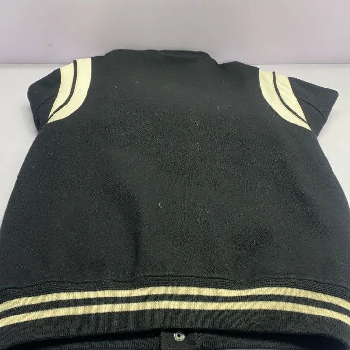 Saint Laurent Paris Saint Laurent Black Striped Baseball Jacket Size US L / EU 52-54 / 3 - 10 Thumbnail