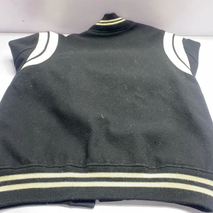 Saint Laurent Paris Saint Laurent Black Striped Baseball Jacket Size US L / EU 52-54 / 3 - 6 Thumbnail