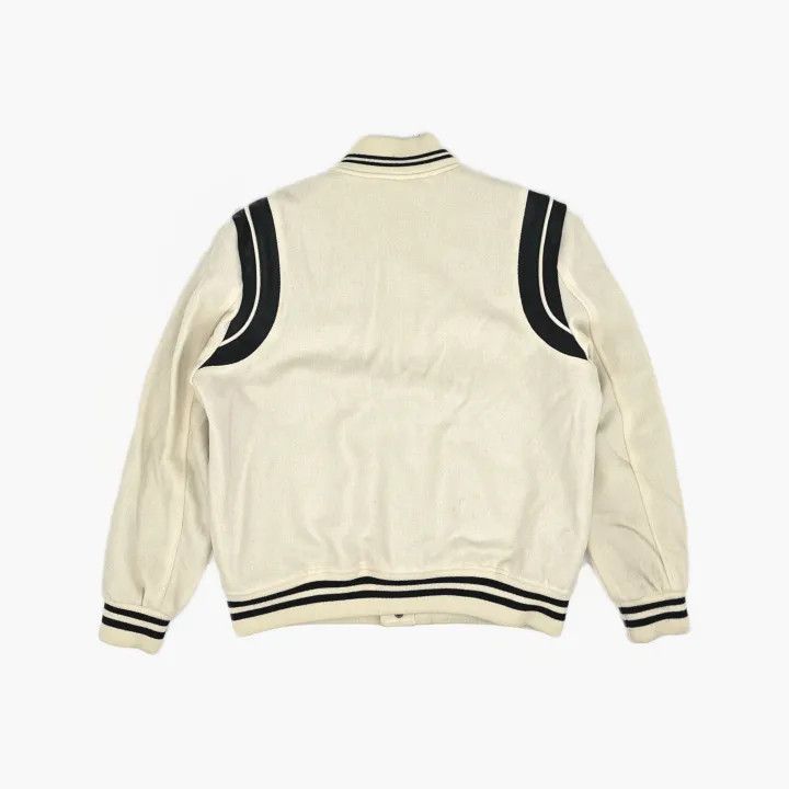 Saint Laurent Paris Saint Laurent Striped Long Sleeve Baseball Jacket Size US L / EU 52-54 / 3 - 3 Thumbnail