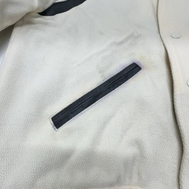 Saint Laurent Paris Saint Laurent Striped Long Sleeve Baseball Jacket Size US L / EU 52-54 / 3 - 7 Thumbnail
