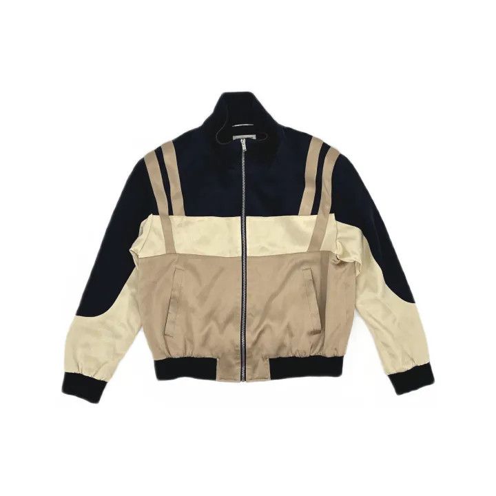 Saint Laurent Paris Saint Laurent Color-block Logo Embroidered Jacket Size US M / EU 48-50 / 2 - 2 Thumbnail