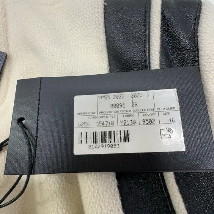 Saint Laurent Paris Saint Laurent White Striped Baseball Jacket Size US M / EU 48-50 / 2 - 6 Thumbnail
