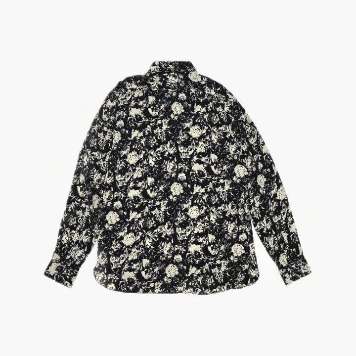Saint Laurent Paris Saint Laurent Floral Print Long Sleeve Shirt Size US M / EU 48-50 / 2 - 3 Thumbnail