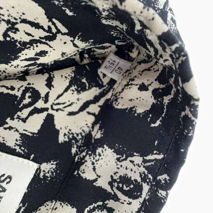 Saint Laurent Paris Saint Laurent Floral Print Long Sleeve Shirt Size US M / EU 48-50 / 2 - 6 Thumbnail
