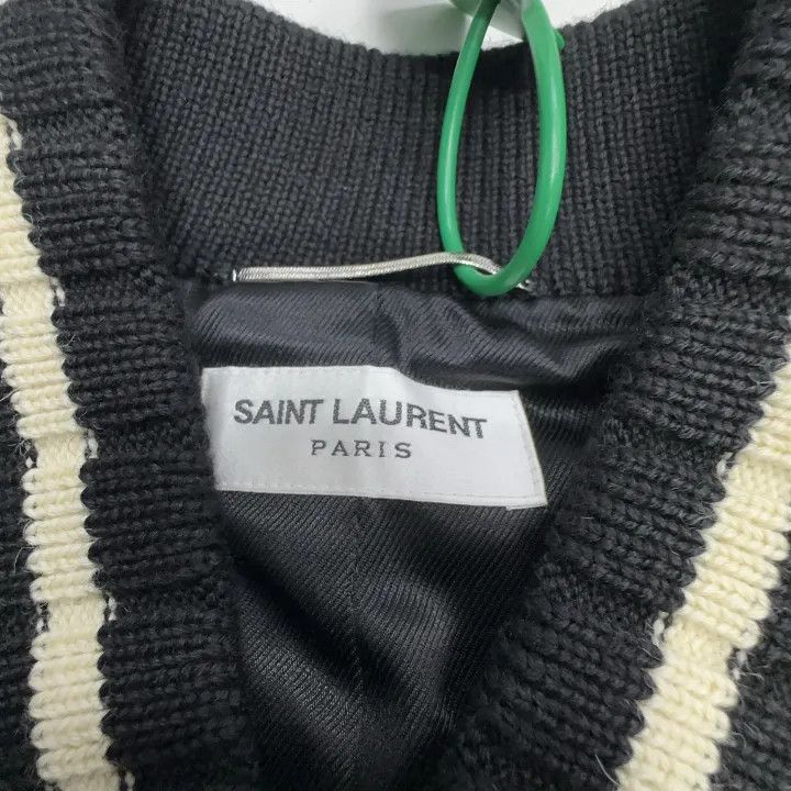 Saint Laurent Paris Saint Laurent Black Letter Print Jacket Size US XL / EU 56 / 4 - 3 Thumbnail